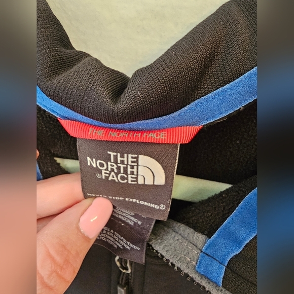 The North Face Black, Gray, and Blue Jacket Men's Size Large - Picture 3 of 9